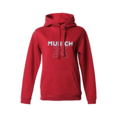 [SUDADERA MUNICH ROJA] HOODIE MUNICH RED