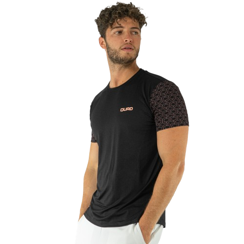 T-SHIRT QUAD MATCH NOIR